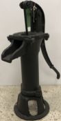 A cast iron vintage style garden pump, a