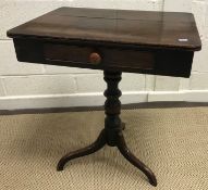 A 19th Century mahogany occasional table