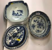 An 18th Century Chinese blue and white o