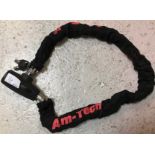 An Amtech 36" bike security chain and lo