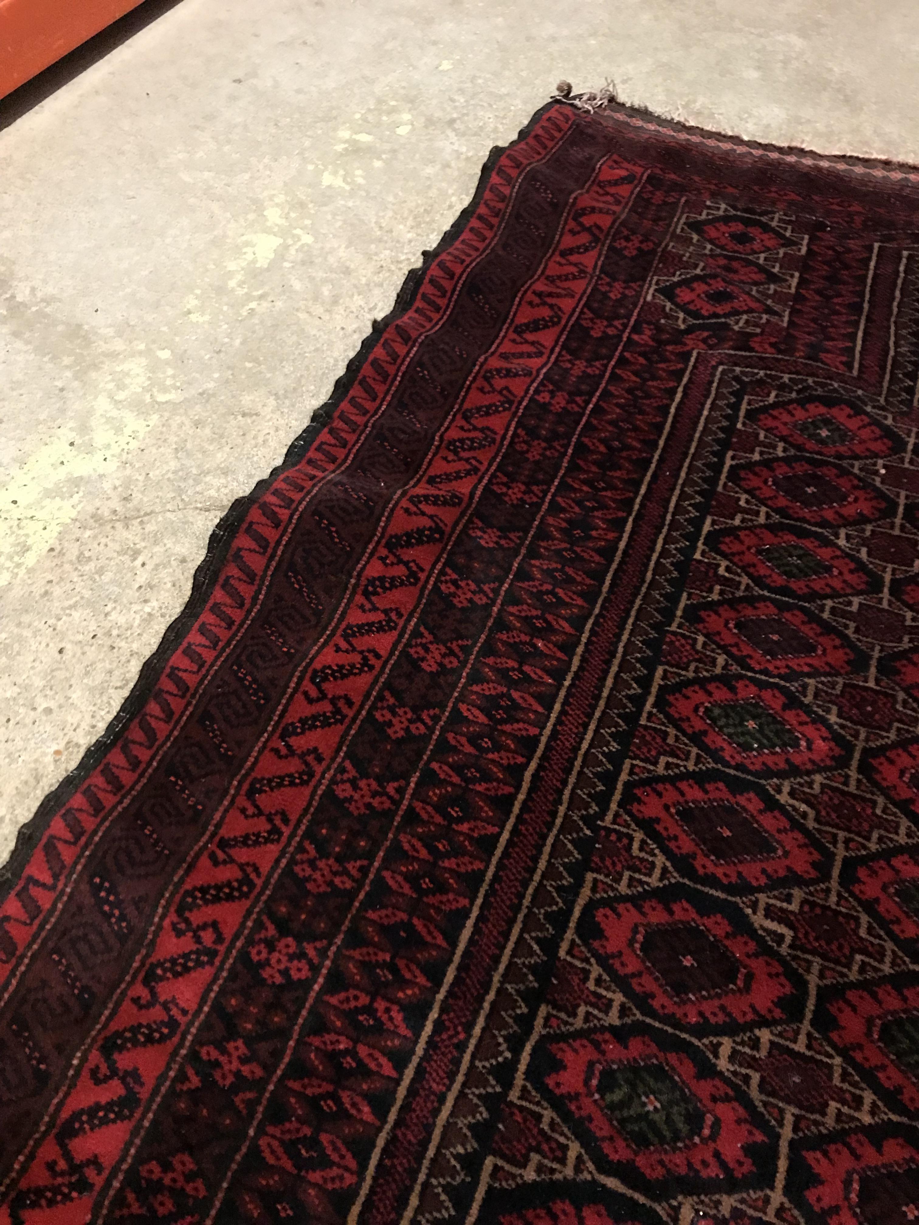 A Belouch prayer rug, the central panel - Image 8 of 10