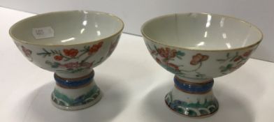 A pair of 19th Century Chinese famille r