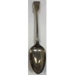 A George IV silver basting spoon (by Wil