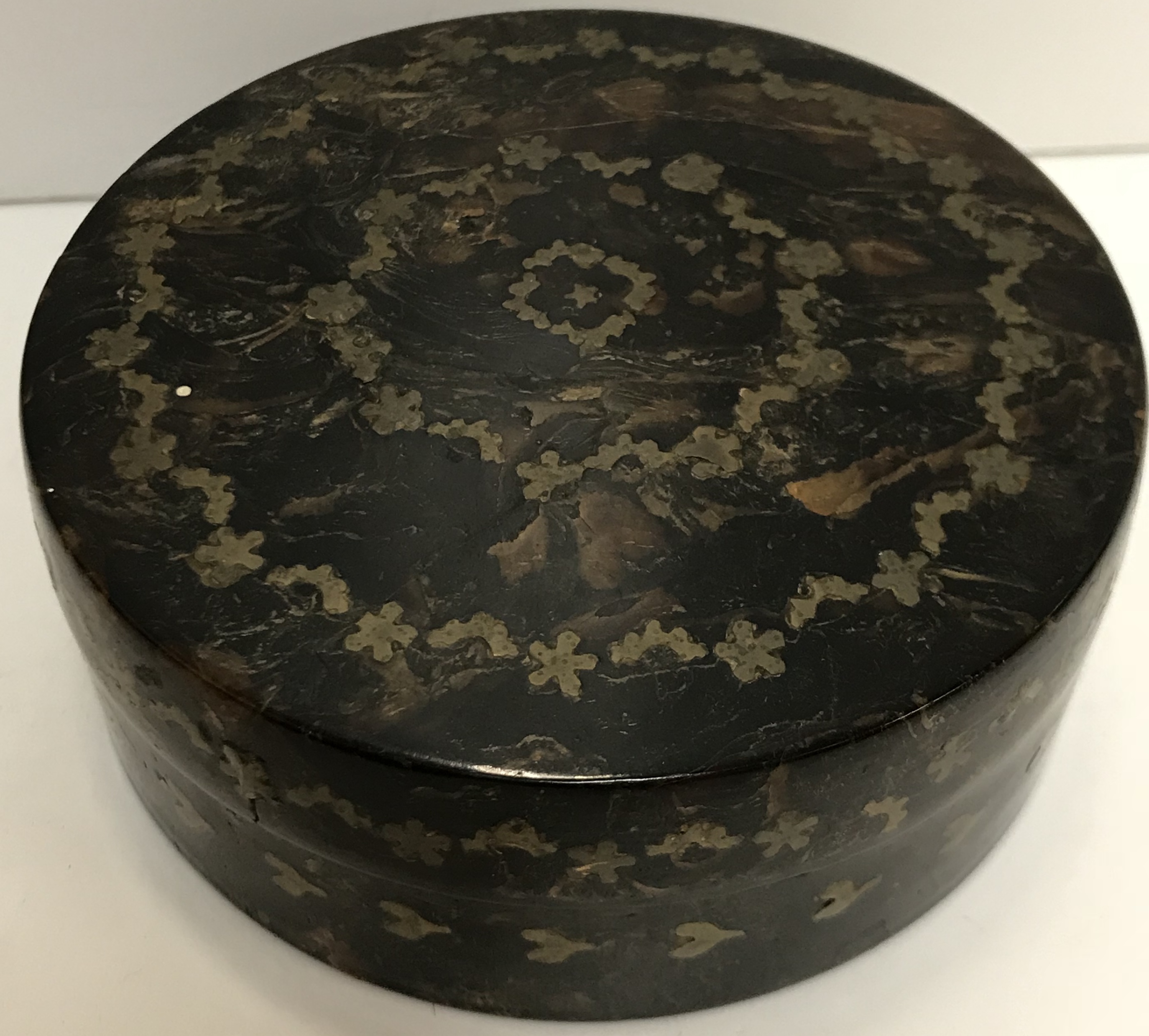 A 19th Century circular tortoiseshell an