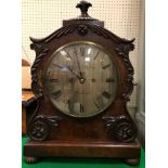 A 19th Century mahogany cased mantel clo