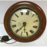 A Victorian postman's alarm clock with m