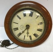 A Victorian postman's alarm clock with m
