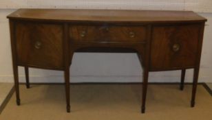 A 19th Century mahogany bow fronted side