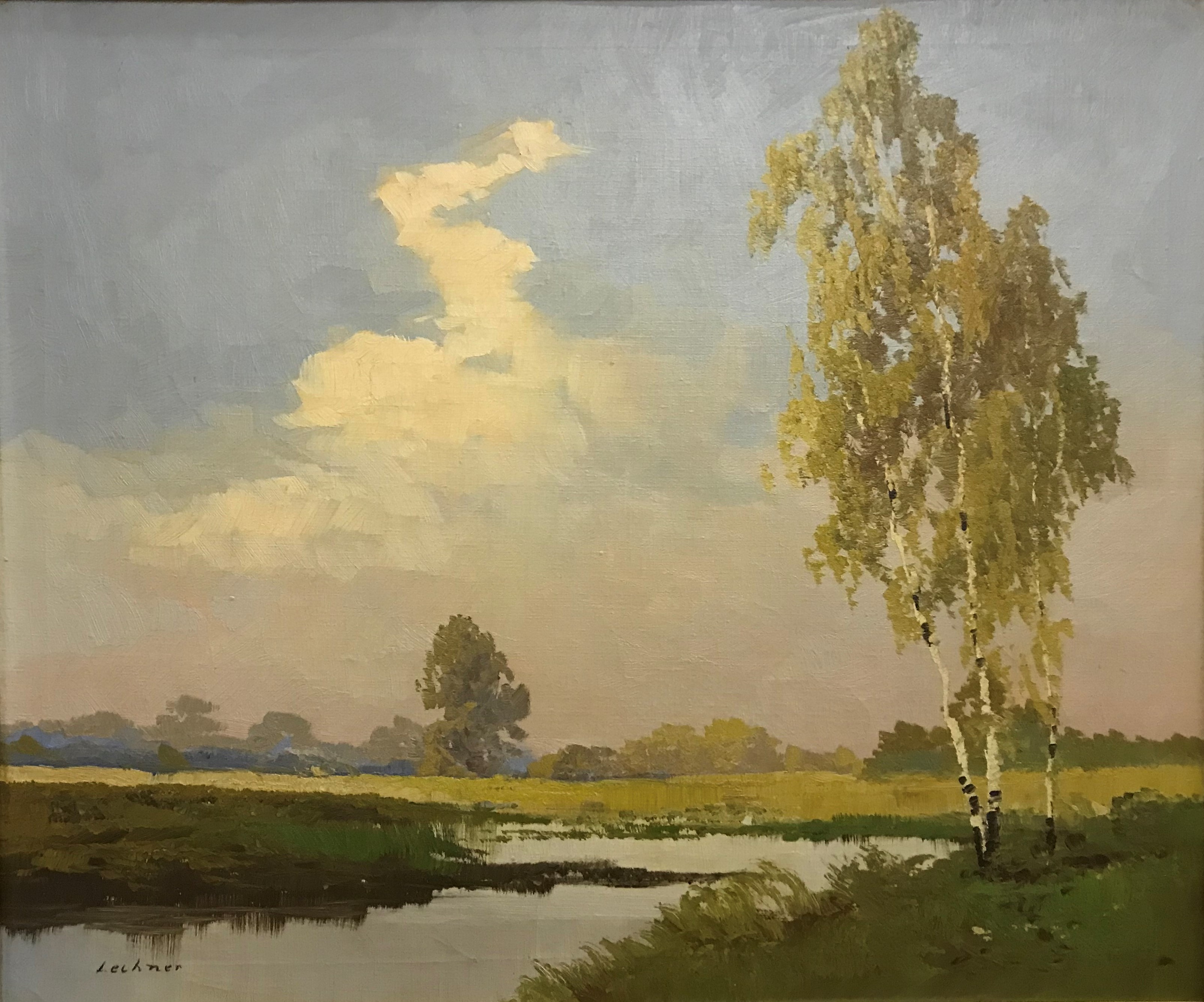 LECHNER "Study of Silver Birch by rivers