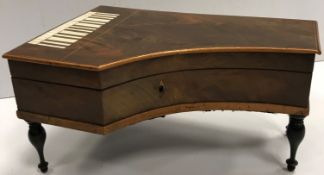 A 19th Century mahogany musical jeweller