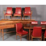 Robert Heritage for Archie Shine, a rosewood and teak dining suite including a Hamilton sideboard,