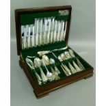 A canteen of silver plated cutlery for six by Butlers of Sheffield