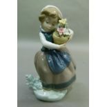 A Lladro Spring is Here, code 5223, year 1984, 17cm high