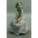 A Lladro Lolita, code 5372, year 1986, 13cm high