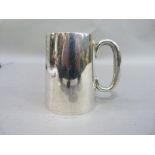 A George VI half pint tankard, by James Dixon & Sons, Sheffield 1943, approximate weight 7oz