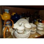 A large quantity of miscellaneous ceramics including Royal Doulton Fairfax pattern tea service,