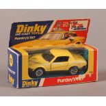 Dinky Die Cast Toys: Purdey's TR7, No 112, Yellow, boxed, c1978