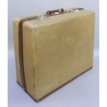 A vintage Rev Robe suitcase with fitted interior, 58.5cm x 48.2cm x 26.5cm