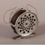 Fishing: Hardy Brothers Ltd, a Duplicated Mark II alumin Trout fly reel, Pat Nos 24245 and 9261, 2