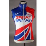 A Great Britain British cycling Gilett by Nike, M-3-48