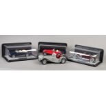 Franklin Mint Precision Models - Three diecast vehicles: Mercedes 500k Special Roadster, Rolls Royce