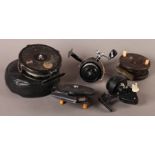 Fishing: Mordex Precision Industries - 'The Merlin', an aluminium fly reel, 11cm diameter, cased,