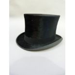 A gentleman's top hat by Lincoln Bennet & Co, in original carrying box