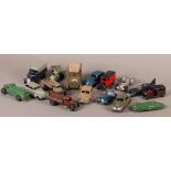 Quantity of Vintage Dinky Die cast vehicles to include: Oldsmobile, Vanguard, Studebaker,