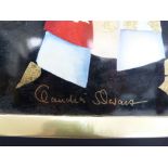 A pair of Goebel ceramic plaques painted by Claudia Schwarz, limited edition of 2000, one 3/4