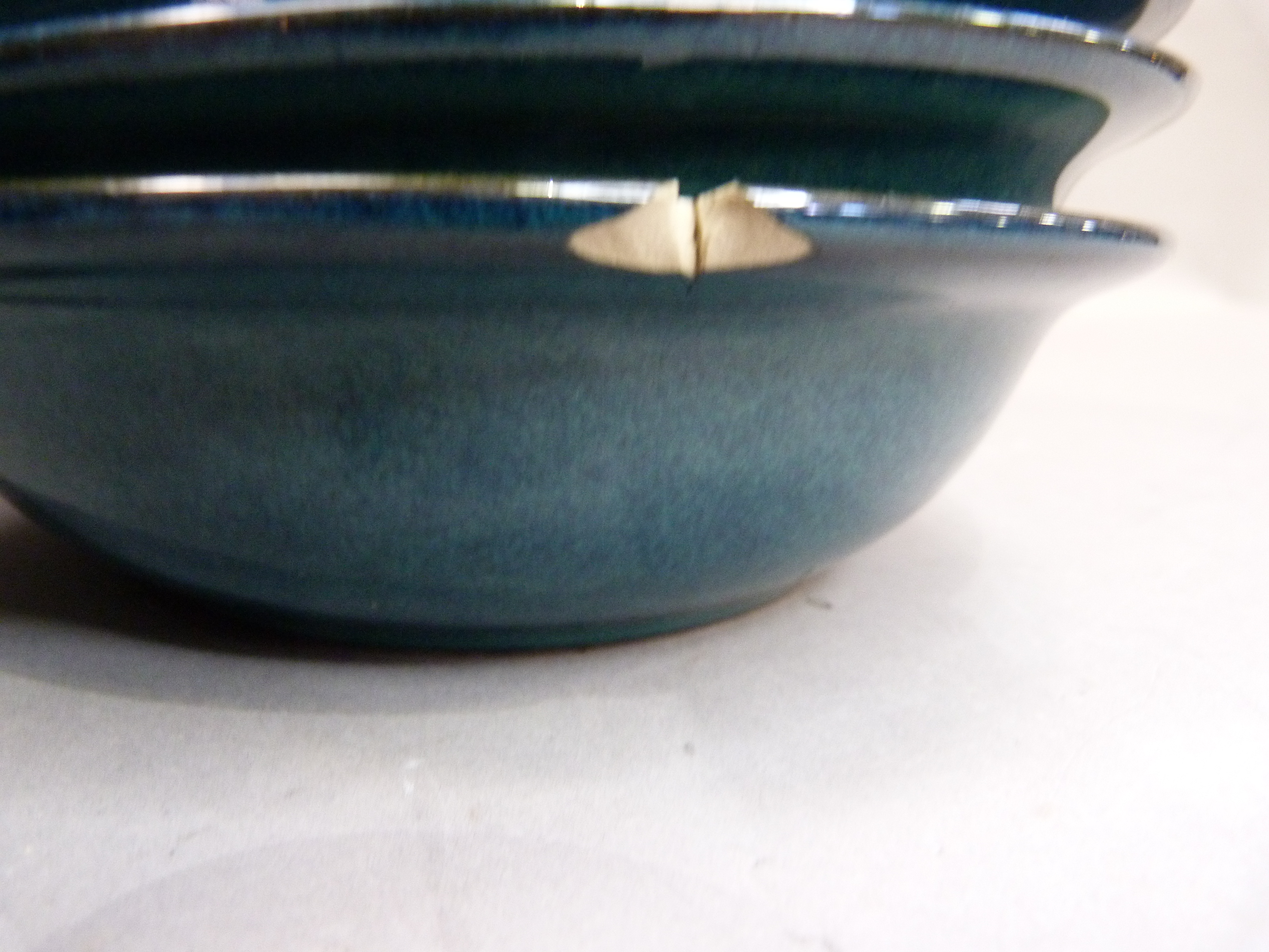 A Denby ware dinner service of deep sea green glaze, comprising a two handled lidded tureen, ten - Image 3 of 4