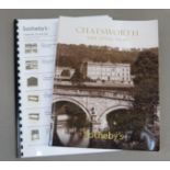 A copy of the Sothebys catalogue for the Chatsworth Attic Sale in October 2010 together with a