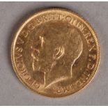 A George V sovereign 1913, G.V.F