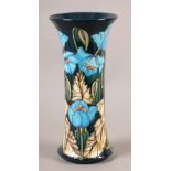 A MOORCROFT POTTERY VASE, Blue Rhapsody (Meconopsis/Himalayan Poppy), by Philip Gibson, c.2001,