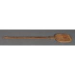 A LATE 19TH/EARLY 20TH CENTURY PINE BREAD PADDLE, 154cm