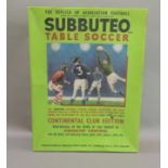 A Subbuteo table soccer game - Continental club edition, boxed
