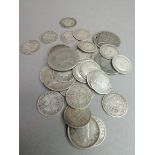 Approximately two ounces of pre 1920 high grade foreign silver coins