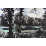 ARR JENNIFER DICKSON R.A (b.1936), The Moon Ponds of Studley Royal, aquatint, artists proof (2/3),