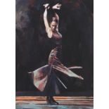 ARR FLETCHER SIBTHORP (b.1967), Black on black, colour print, limited edition no. 7/195, titled