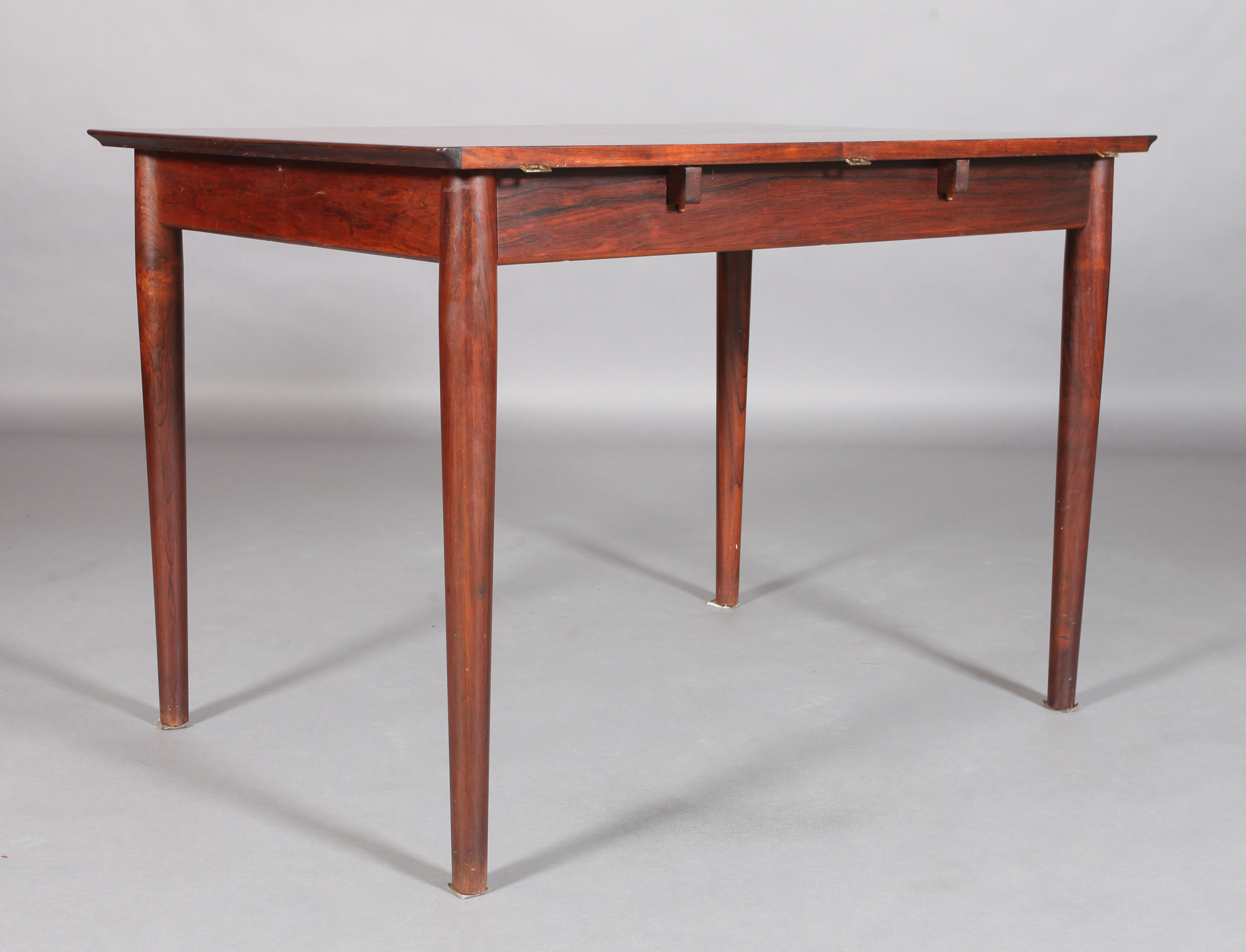 ARNE VODDER FOR SIBAST, Denmark, c.1960s, a Model 227 rosewood veneered extending dining table, - Image 4 of 6