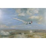 ARR D G CHATFIELD (1933-2007), Concorde, taking off, oil on canvas, signed and dated (19)77 to lower
