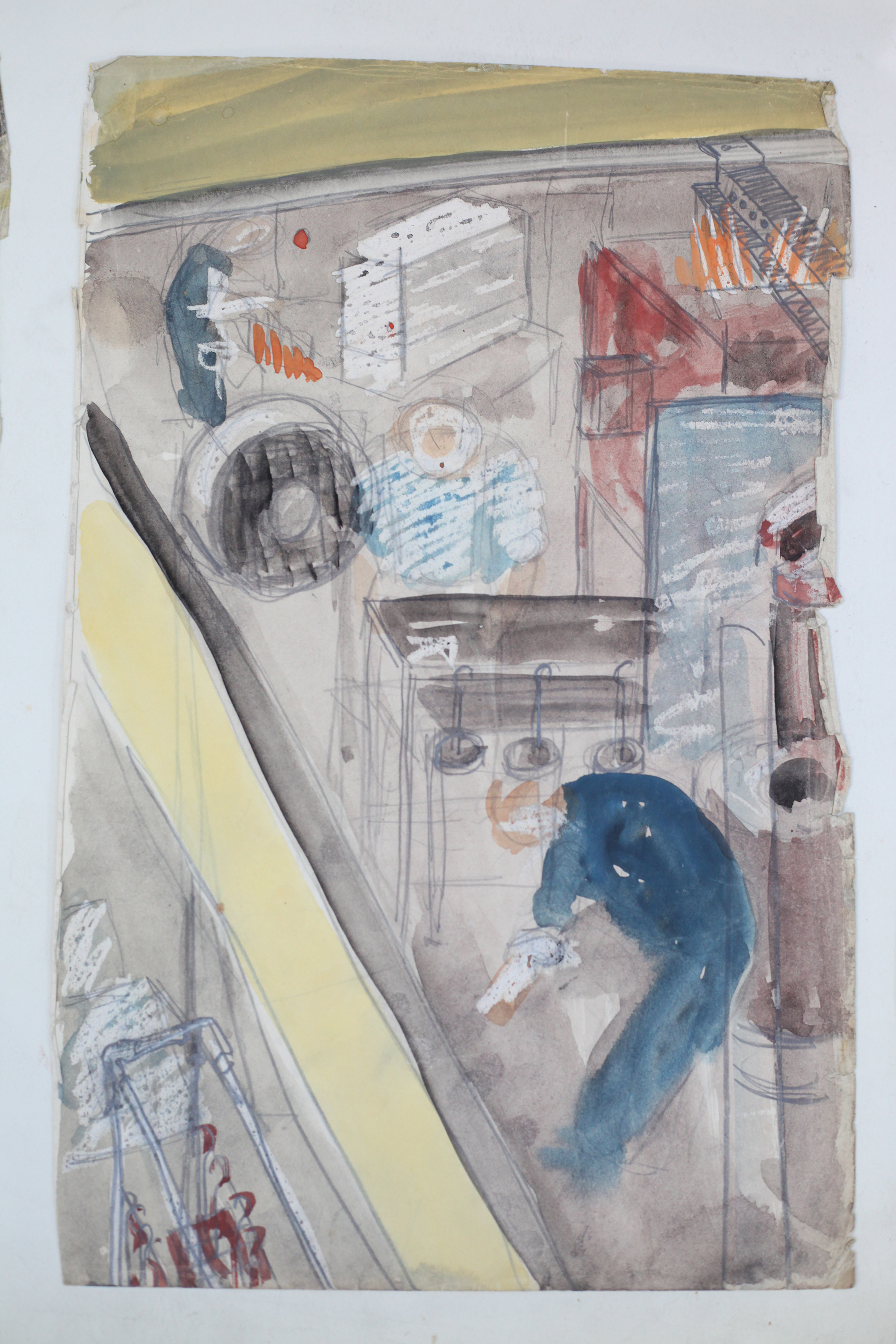 ARR DRUIE BOWETT (1924-1998), Sheffield Twist Drill and Steel Company, five sketches in pencil, - Image 3 of 8