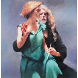 ARR BY AND AFTER ROBERT O LENKIEWICZ (1941-2002), Bella with the Painter - study from observations