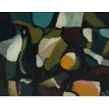 ARR JEAN-GEORGES SIMON (Hungarian 1894-1968), 'Four Cols', abstract, oil on board, signed to lower