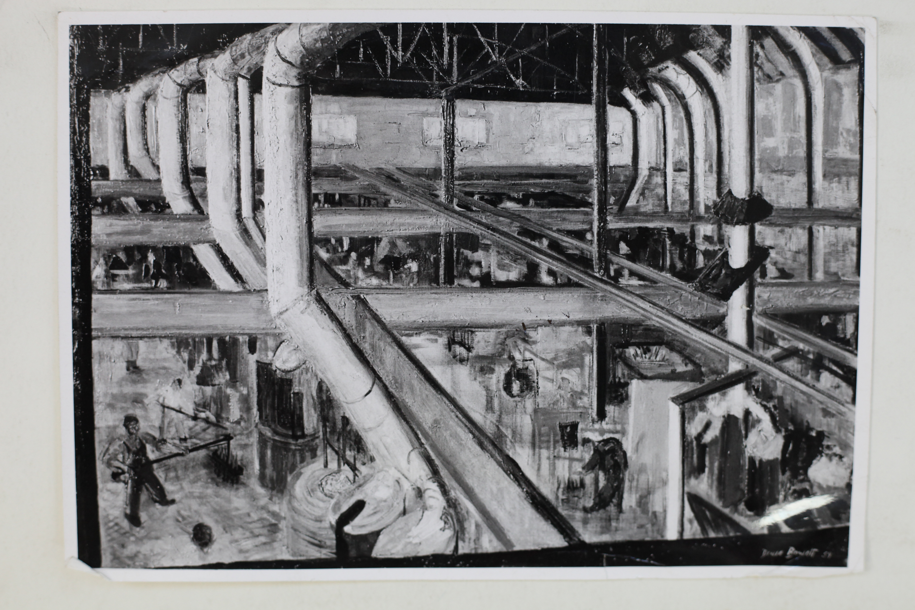 ARR DRUIE BOWETT (1924-1998), Sheffield Twist Drill and Steel Company, five sketches in pencil, - Image 7 of 8