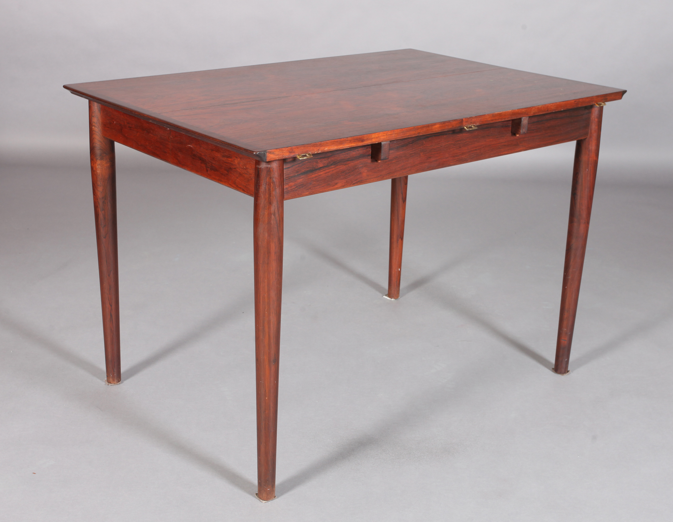 ARNE VODDER FOR SIBAST, Denmark, c.1960s, a Model 227 rosewood veneered extending dining table, - Image 3 of 6