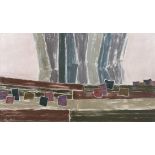 ARR DRUIE BOWETT (1924-1998), Ergho II, abstract landscape, oil on canvas, signed and dated (19)68