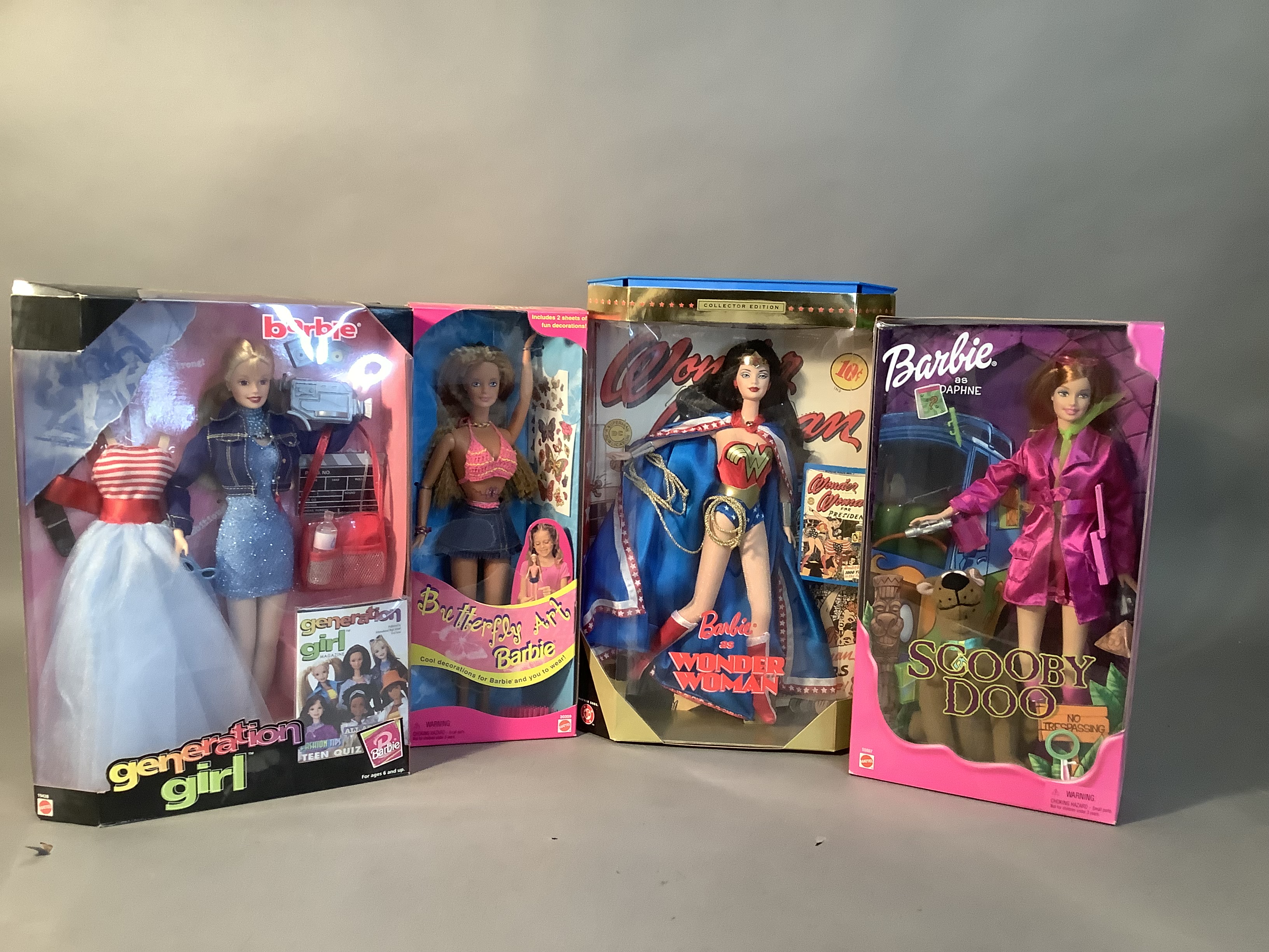 Barbie as Wonder Woman, collector edition, boxed, Barbie Generation girl, Barbie as Daphne Scooby