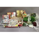 A quantity of Christmas cards, Christmas decorations, cotton reels, etc