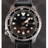 A CITIZEN PROMASTER 8203-824393 DIVER'S WATCH, automatic day date, c.1990 in stainless steel case