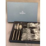 A set of Villeroy and Boch stainless steel cutlery, as new, for six settings